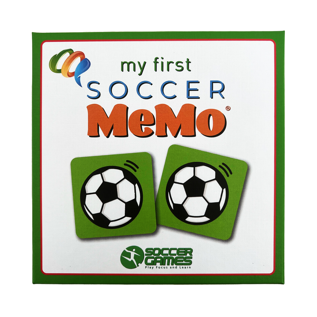 Soccer MeMo doos met kaarten